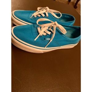 Teal blue Vans